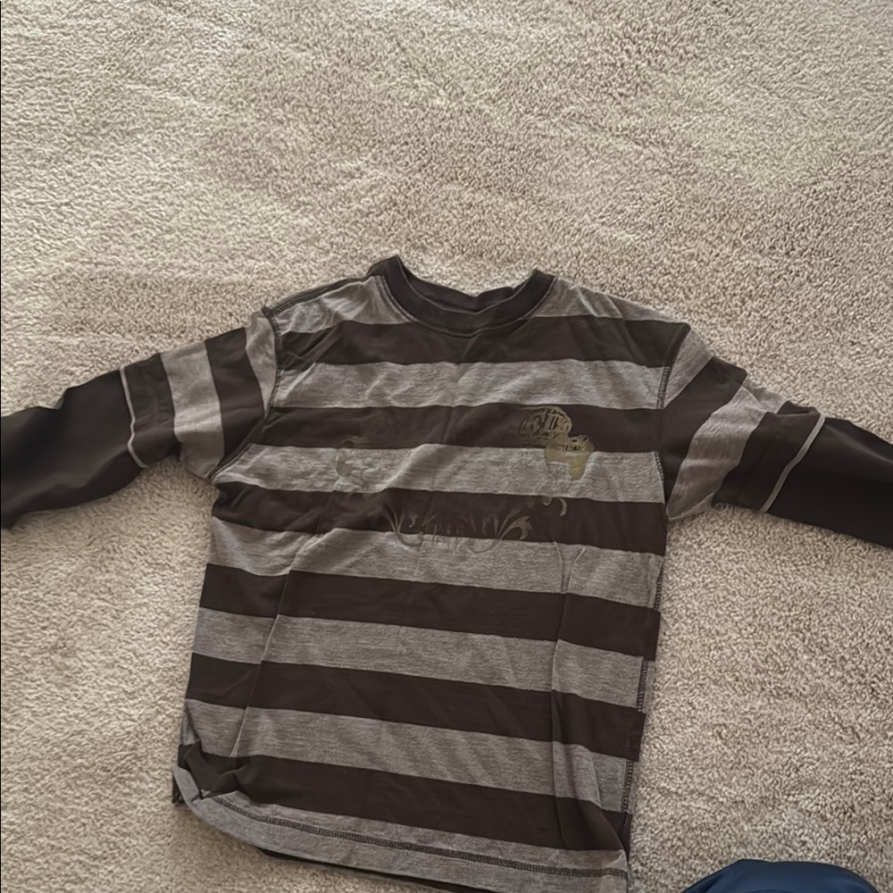 Striped Kids Long Sleeve Shirt